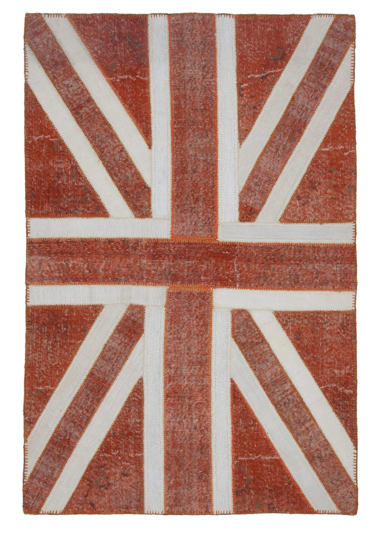 5x7 British Flag Patchwork Rug - 22723
