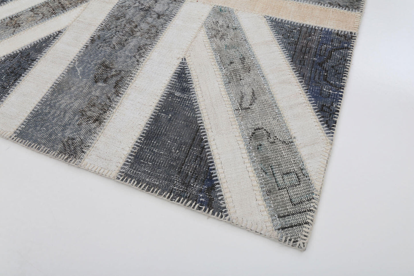 5x6 British Flag Patchwork Rug - 22724