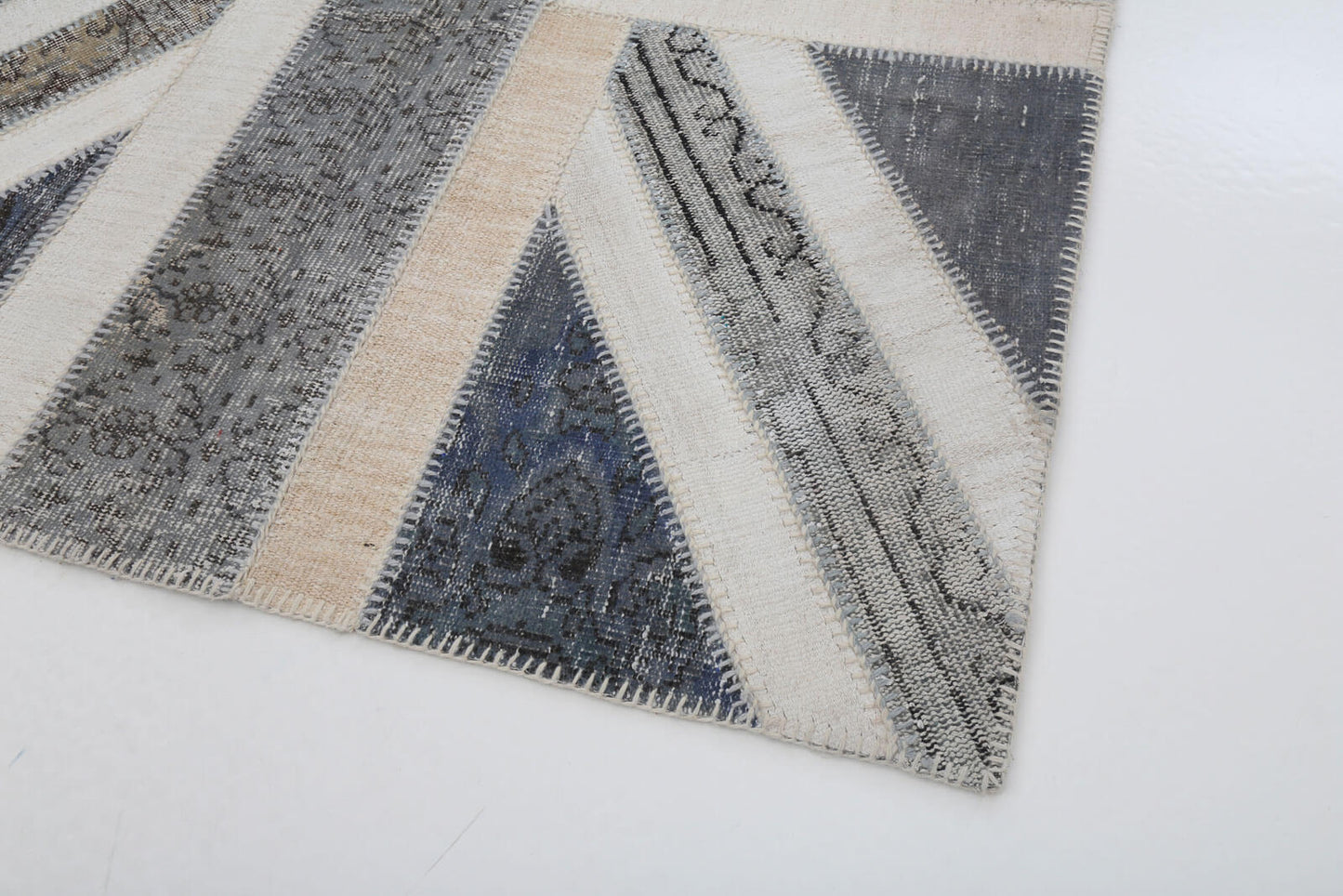 5x6 British Flag Patchwork Rug - 22725