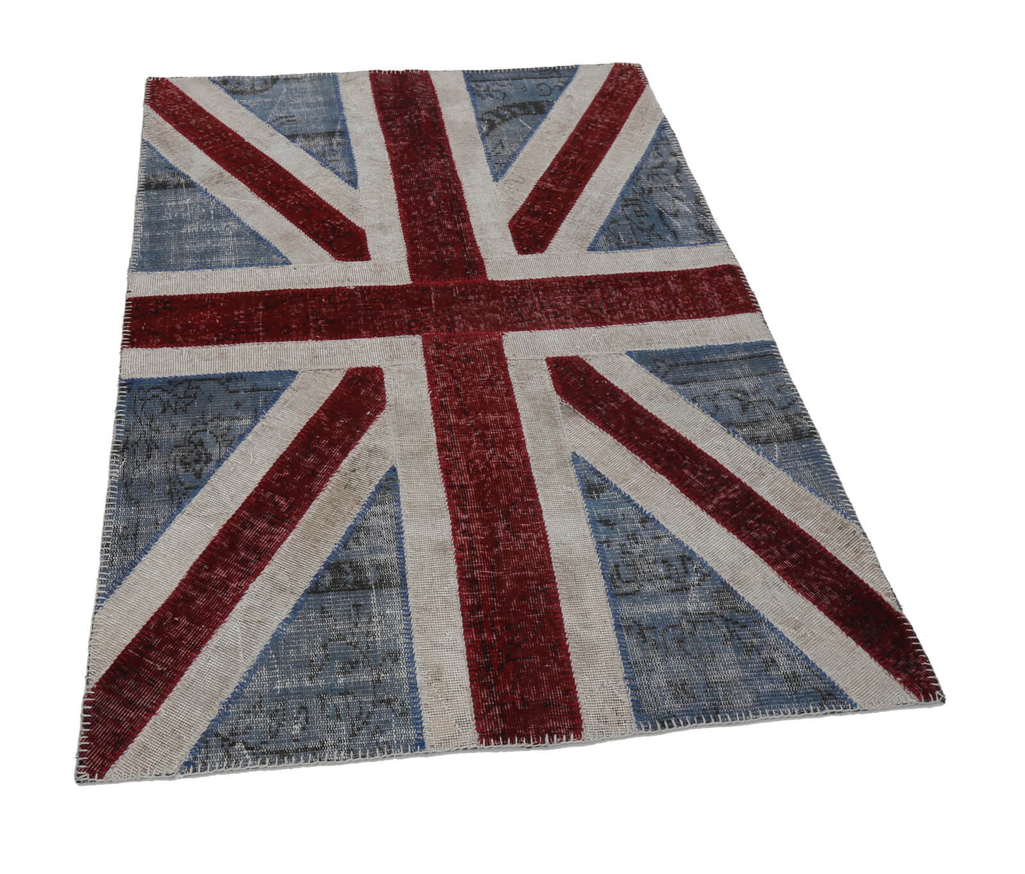 4x6 Uk Flag Patchwork Rug - 22727