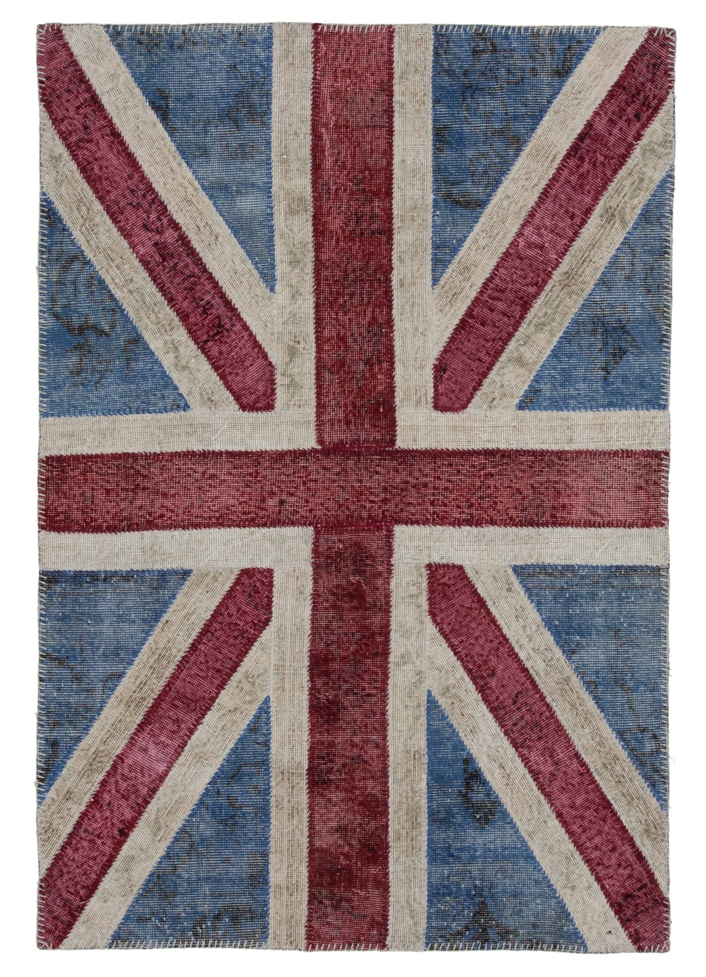 4x6 Uk Flag Patchwork Rug - 22729