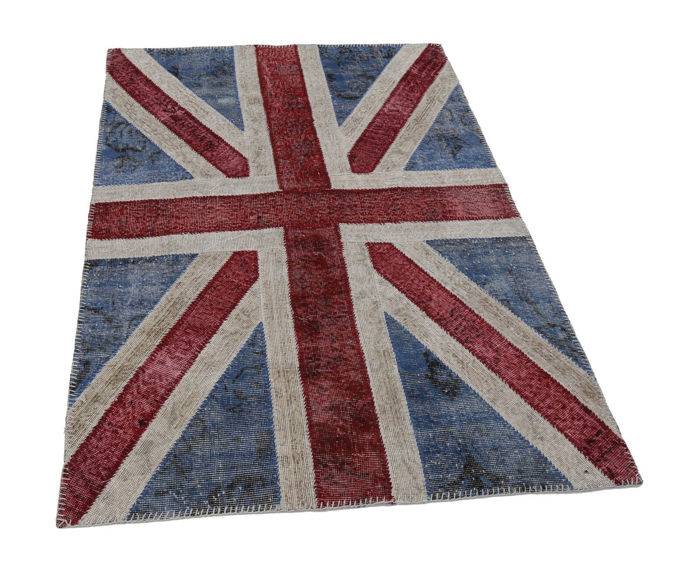 4x6 Uk Flag Patchwork Rug - 22729