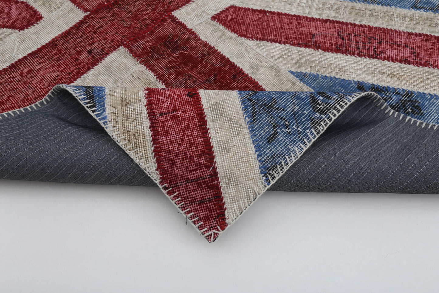 4x6 Uk Flag Patchwork Rug - 22729