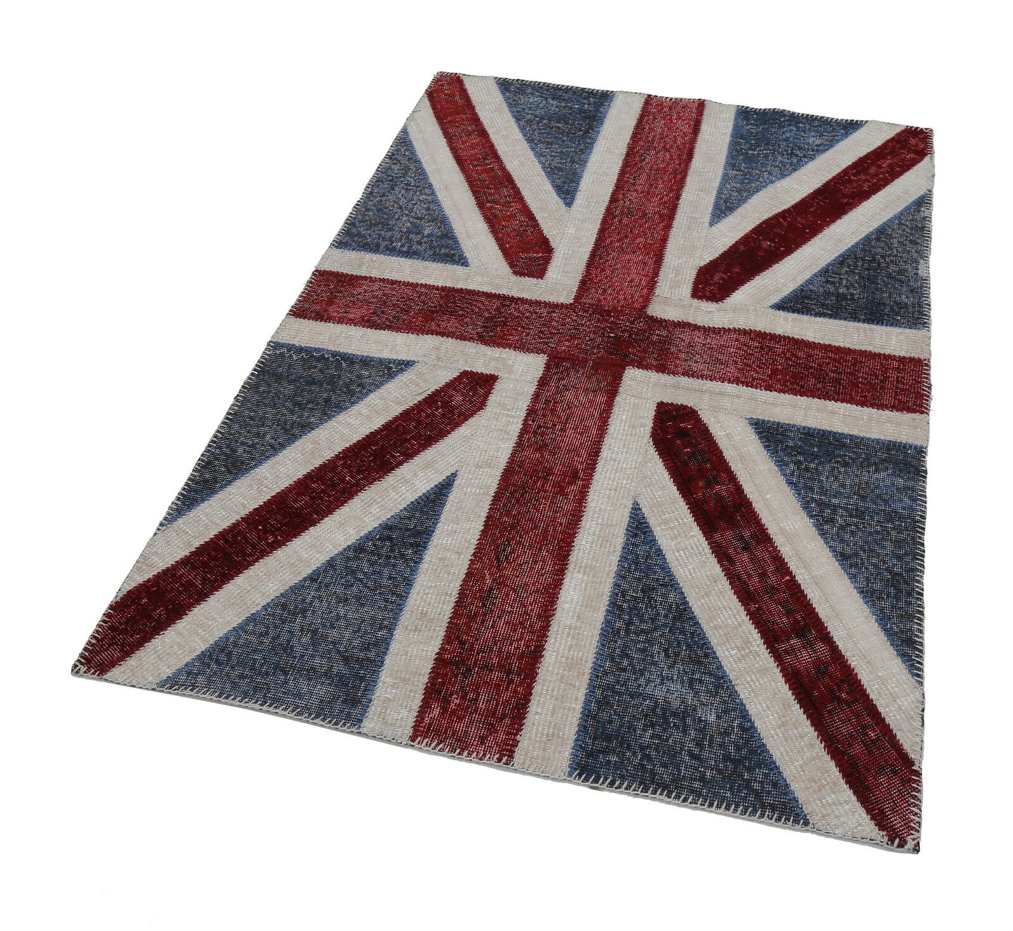 4x6 British Flag Patchwork Rug - 22730