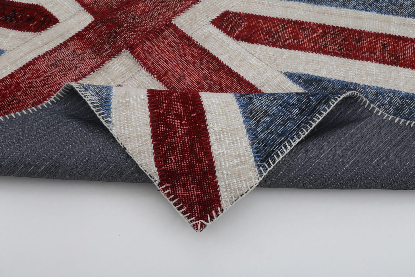 4x6 British Flag Patchwork Rug - 22730