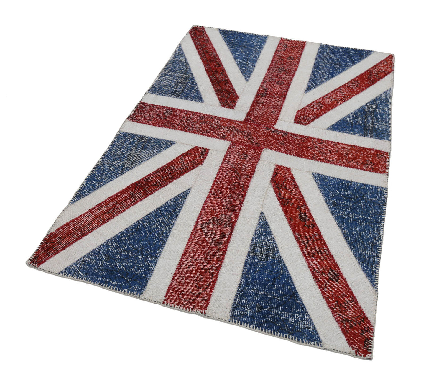 4x6 British Flag Patchwork Rug - 22733
