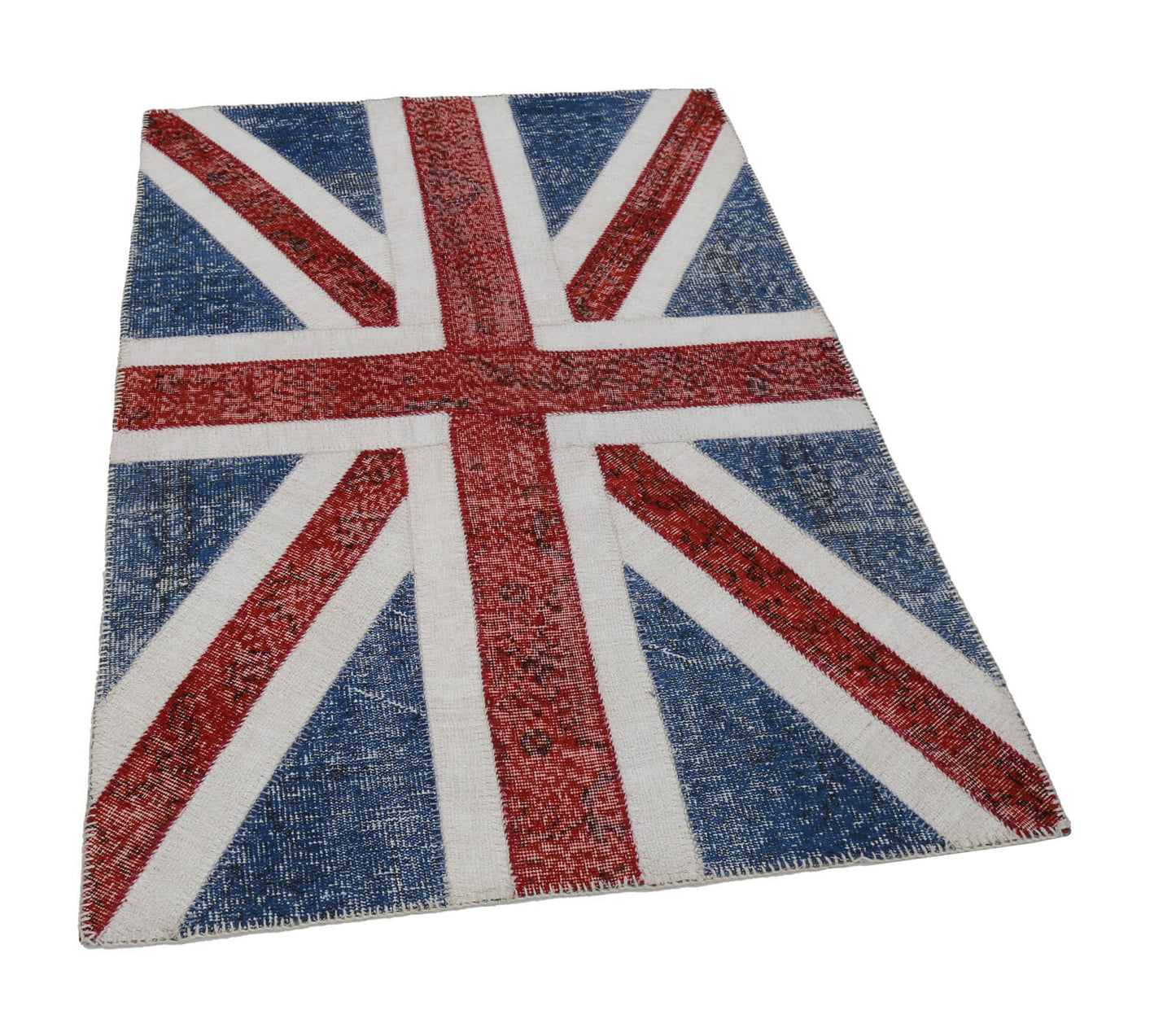 4x6 British Flag Patchwork Rug - 22733