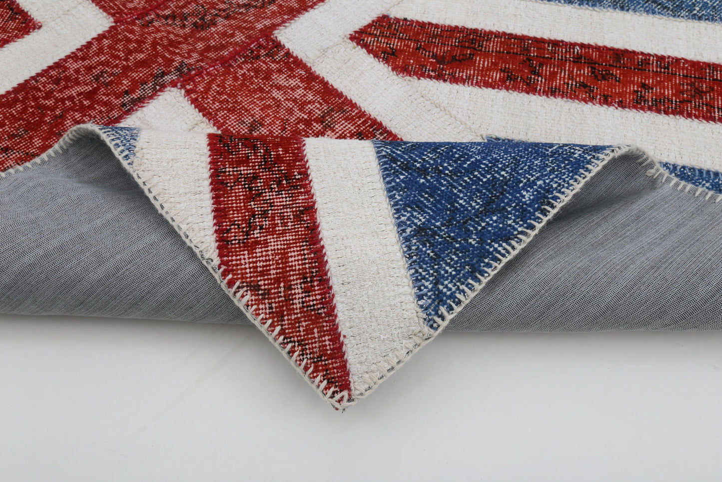4x6 British Flag Patchwork Rug - 22733