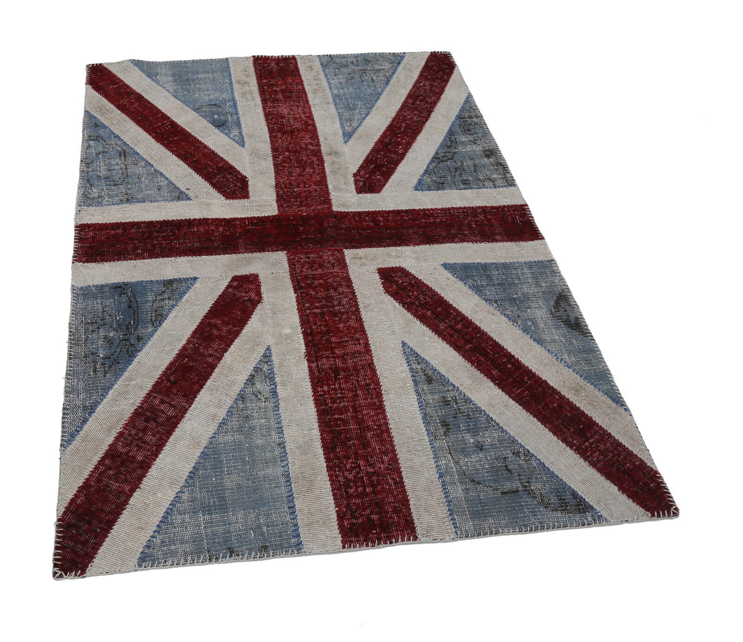 4x6 British Flag Patchwork Rug - 22734