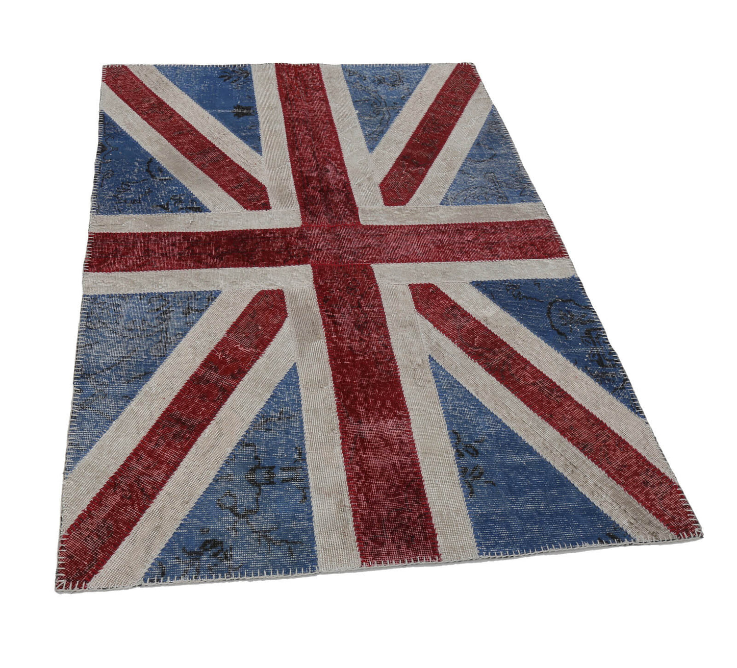 4x6 Uk Flag Patchwork Rug - 22736