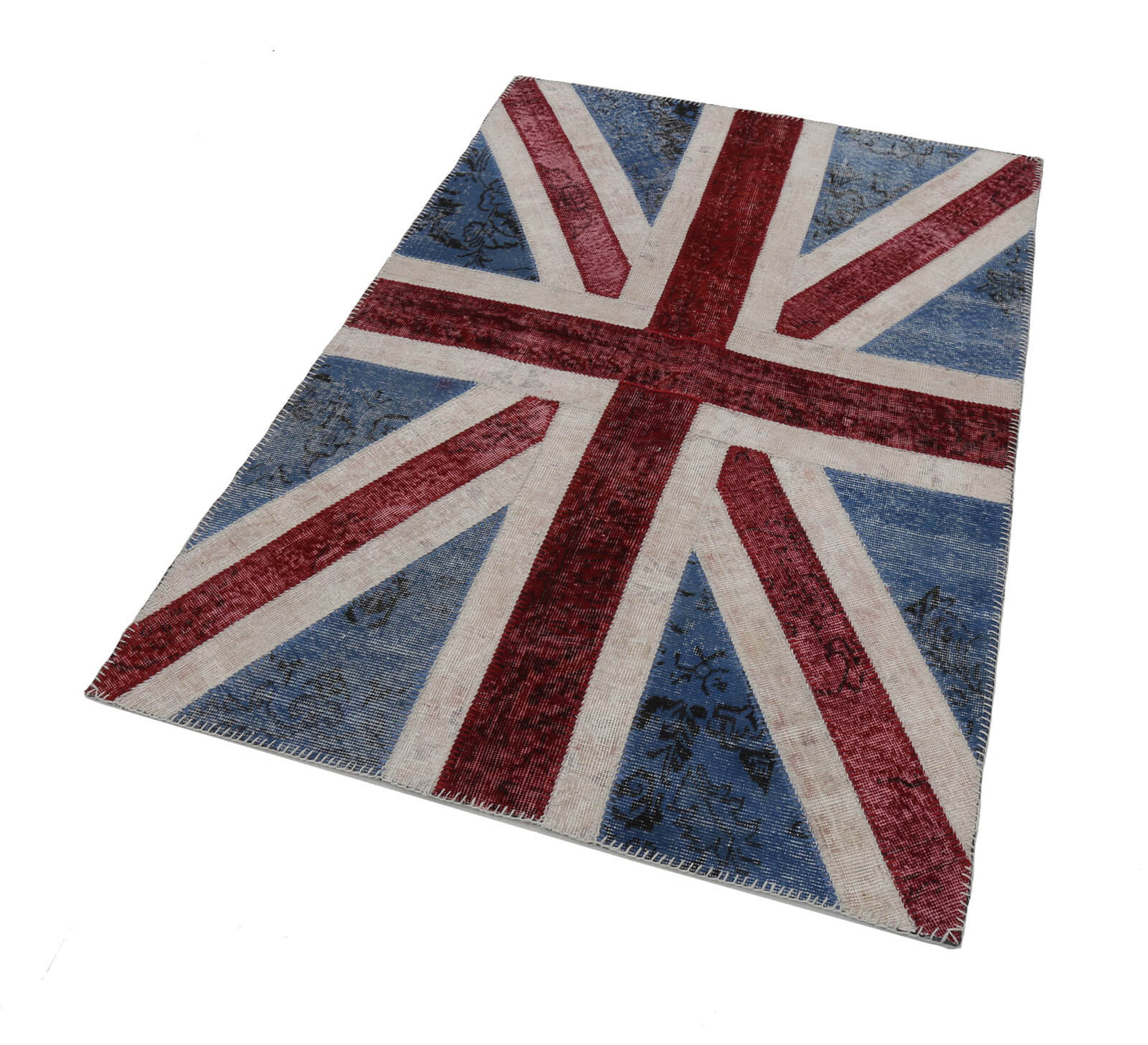 4x6 British Flag Patchwork Rug - 22737