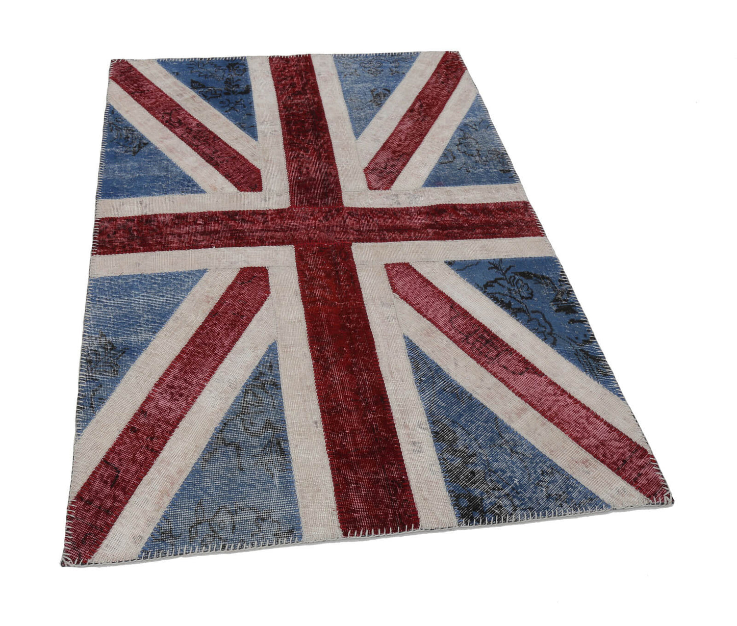 4x6 British Flag Patchwork Rug - 22737