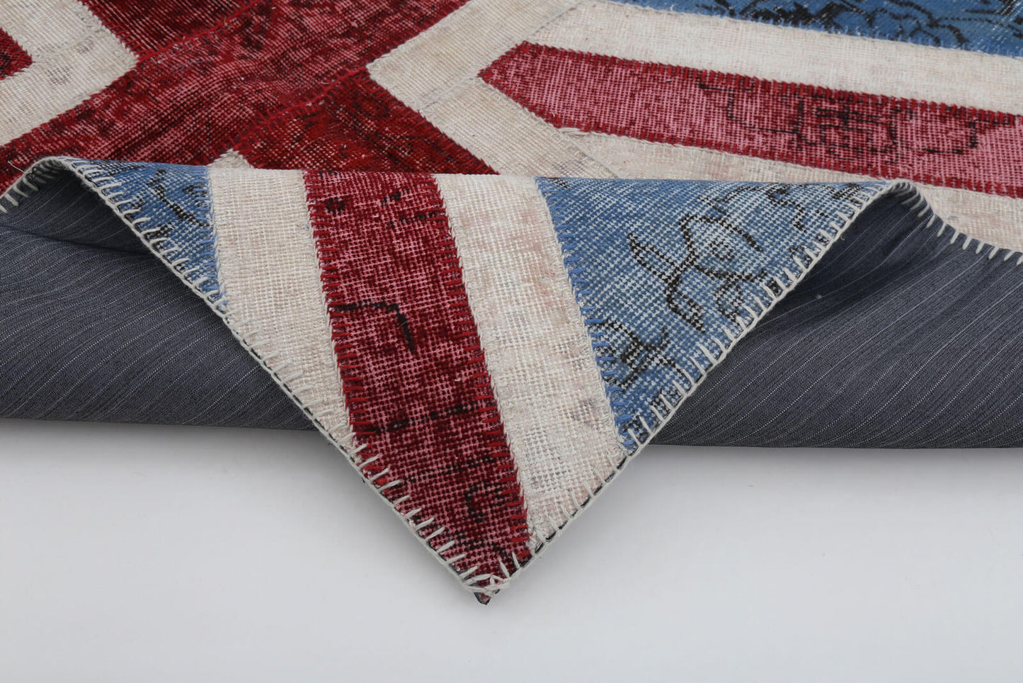 4x6 British Flag Patchwork Rug - 22737