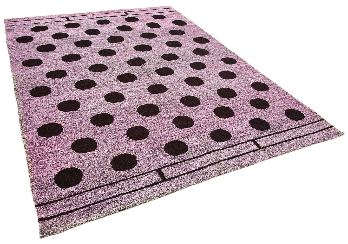 7x9 Purple Contemporary Area Rug - 22751