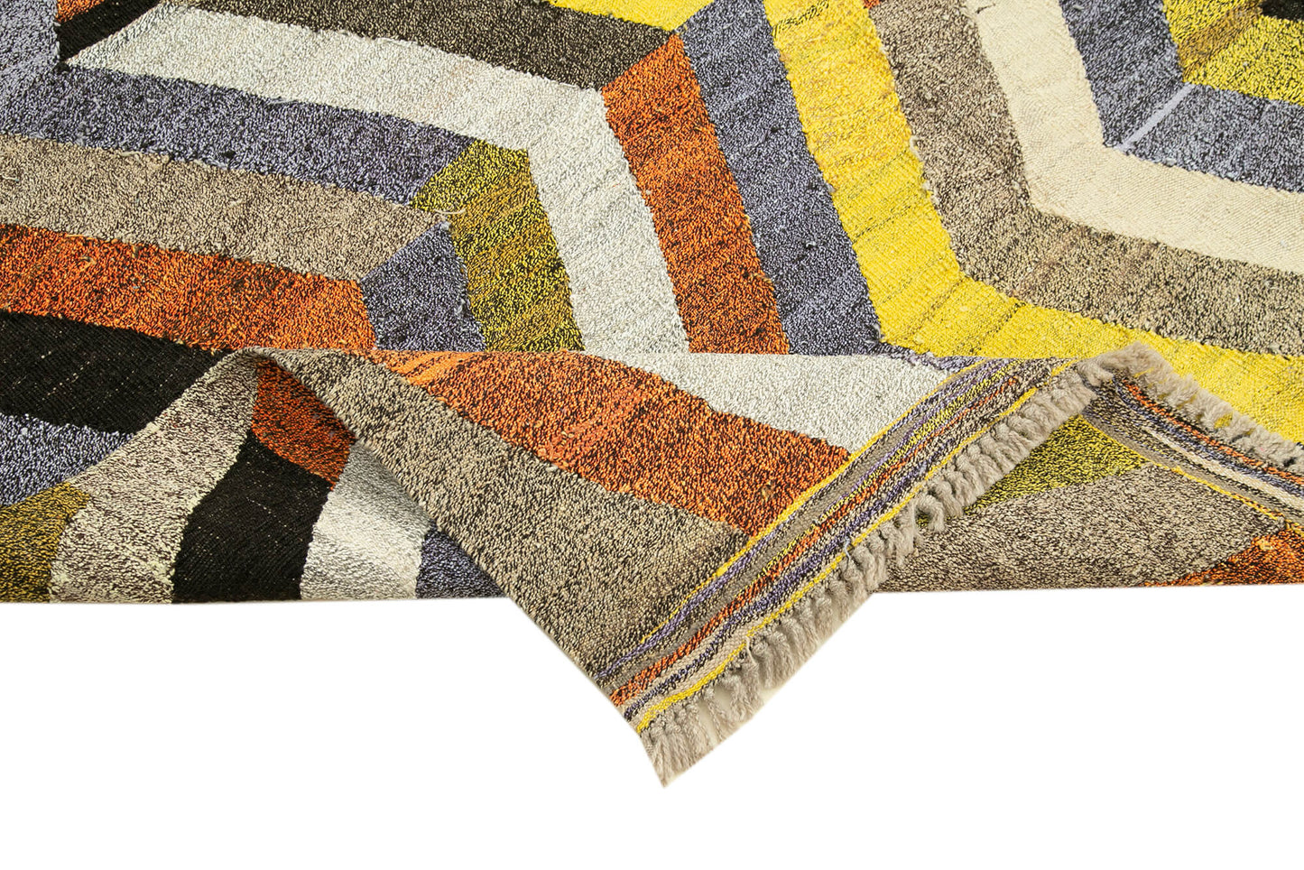 6x8 Multicolor Contemporary Area Rug - 22752