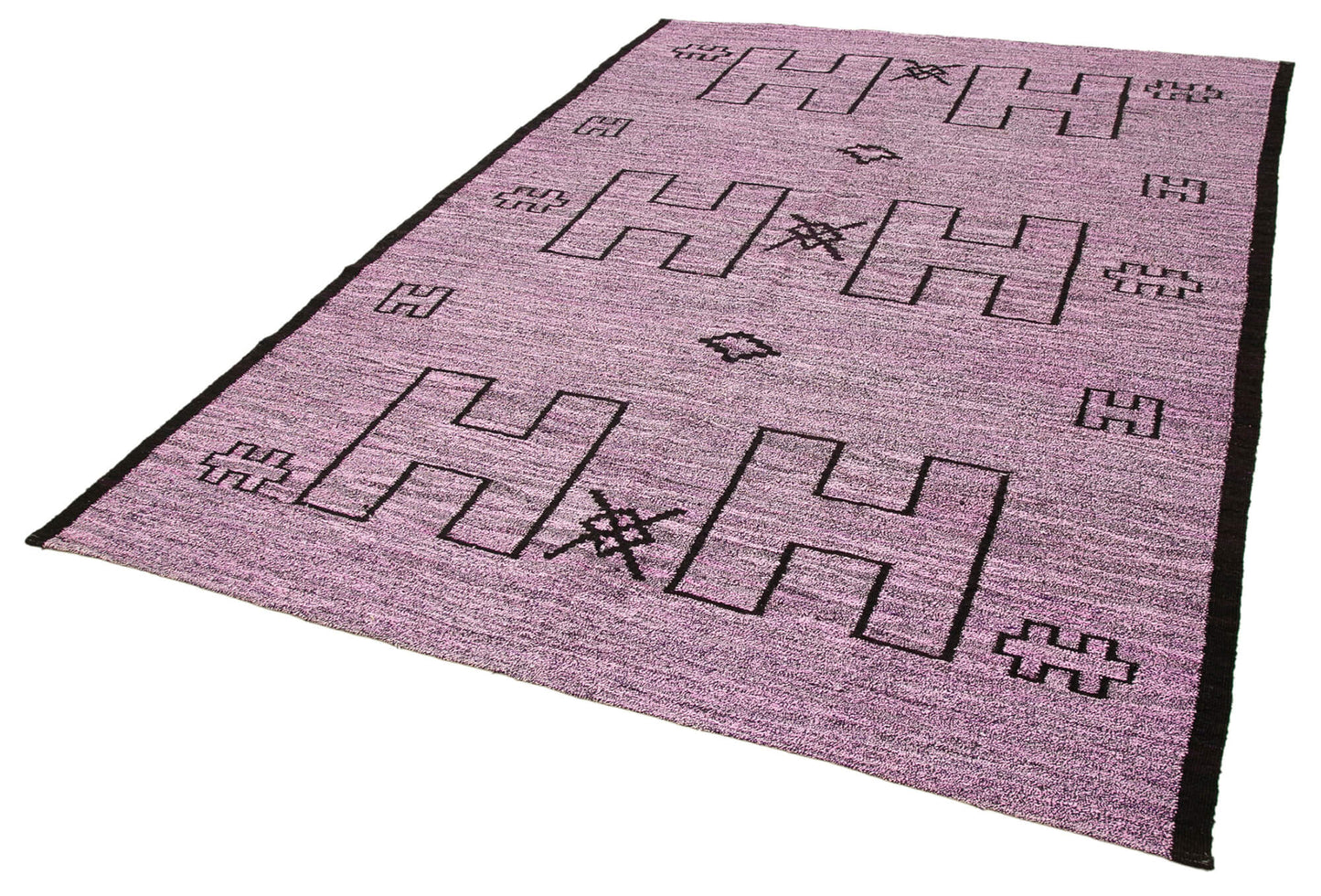 6x9 Purple Contemporary Area Rug - 22753