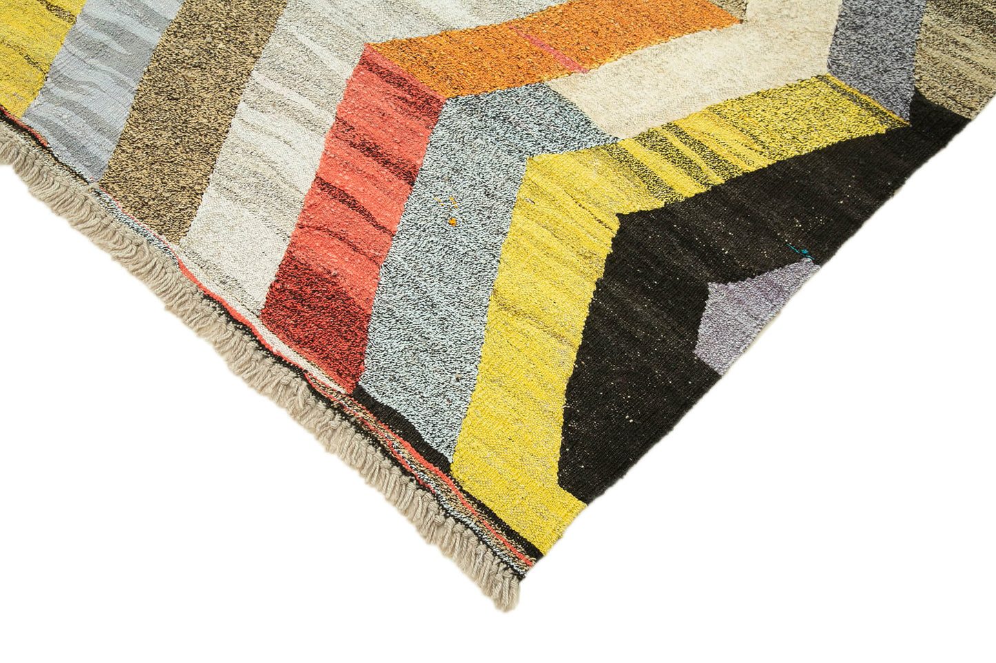 6x8 Multicolor Contemporary Area Rug - 22757