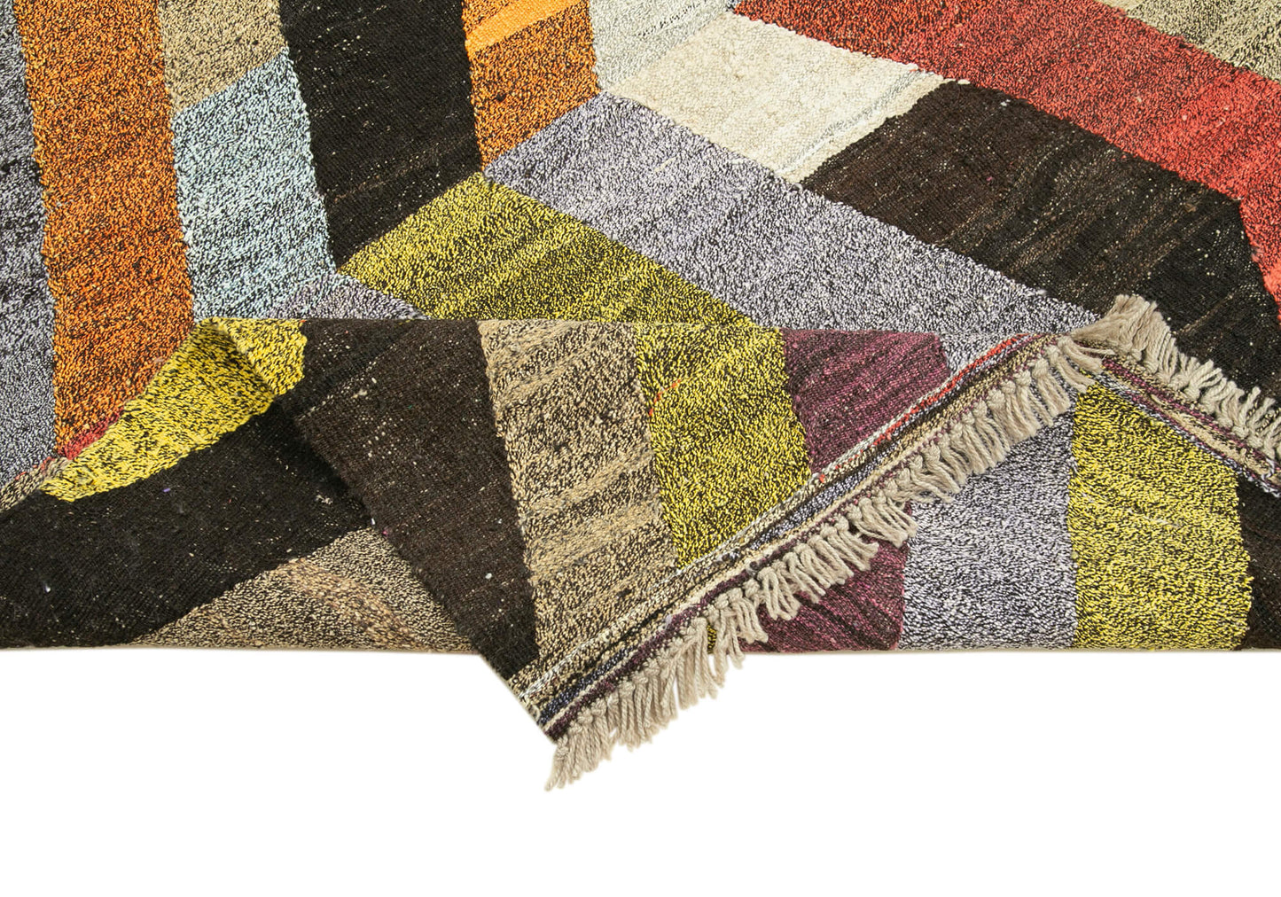 6x8 Multicolor Contemporary Area Rug - 22757