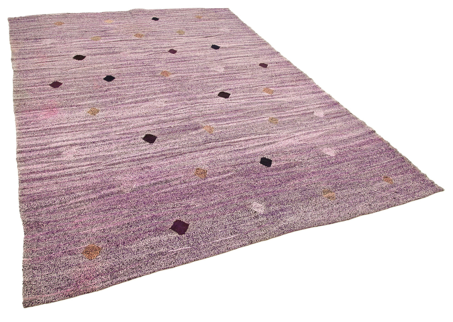 6x9 Purple Contemporary Area Rug - 22761