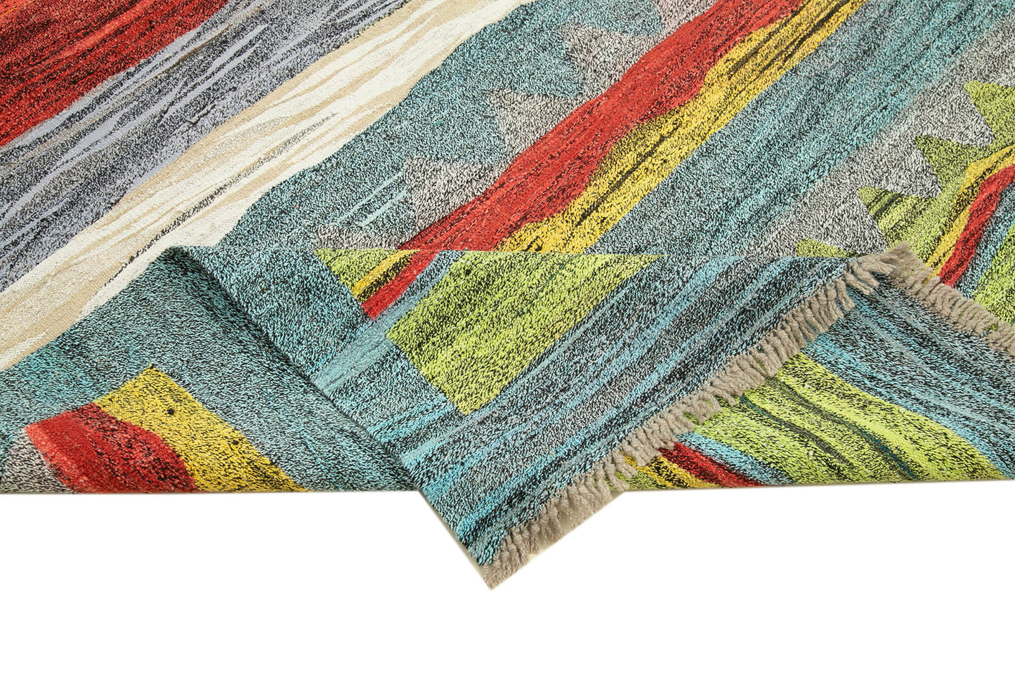 7x10 Blue Contemporary Area Rug - 22763