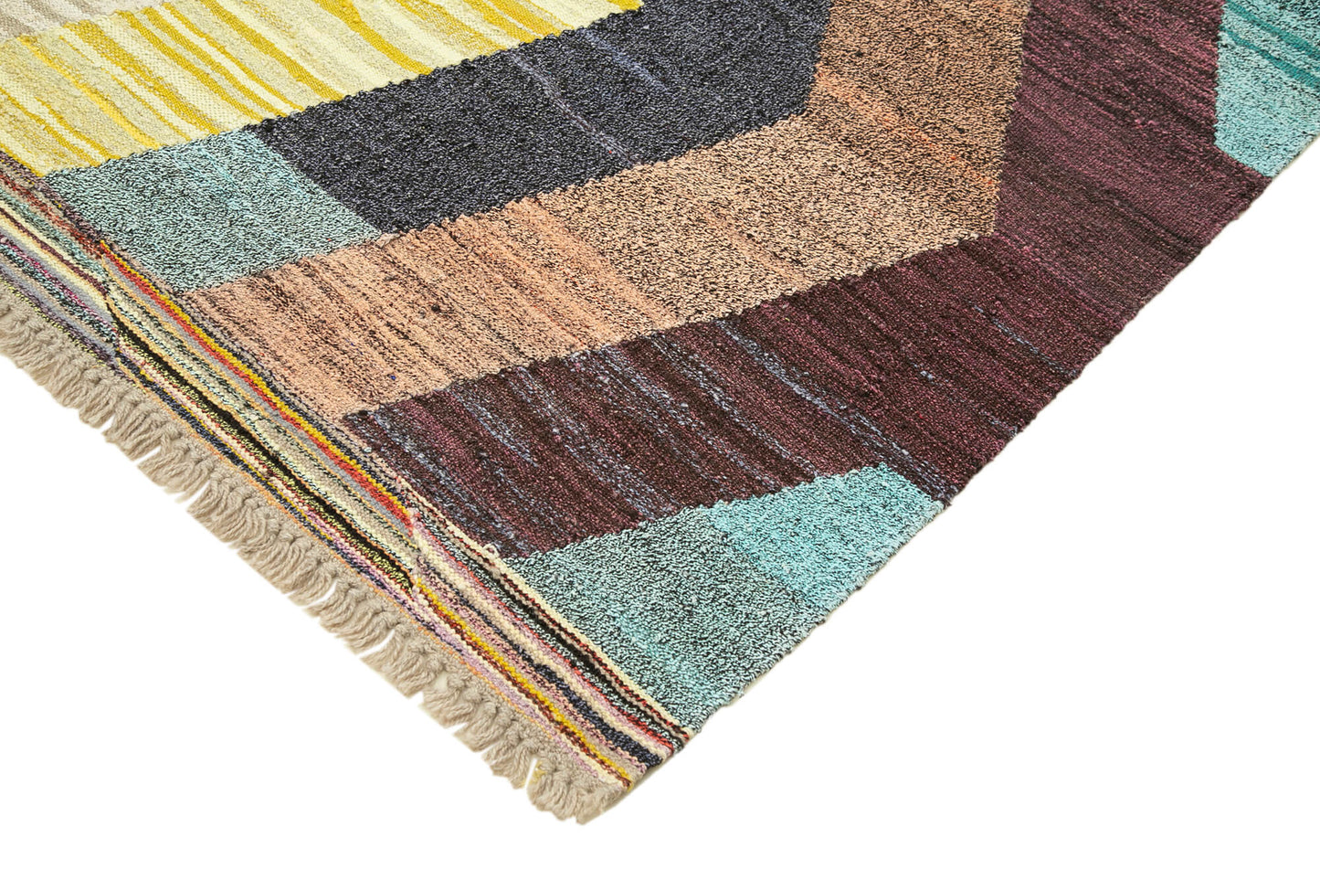 7x10 Multicolor Contemporary Area Rug - 22771