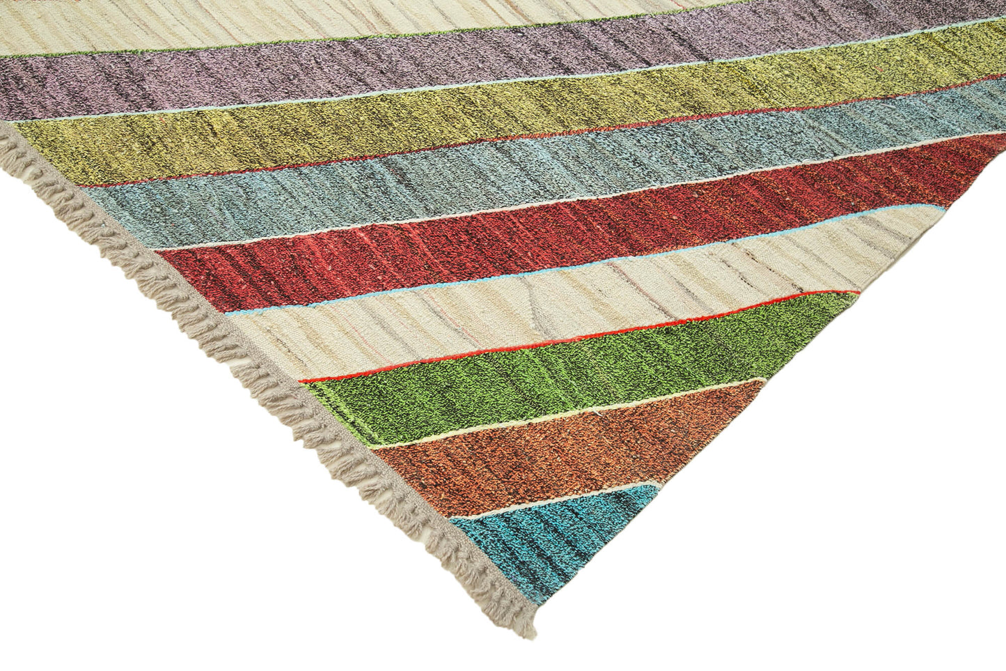 8x10 Multicolor Contemporary Area Rug - 22783
