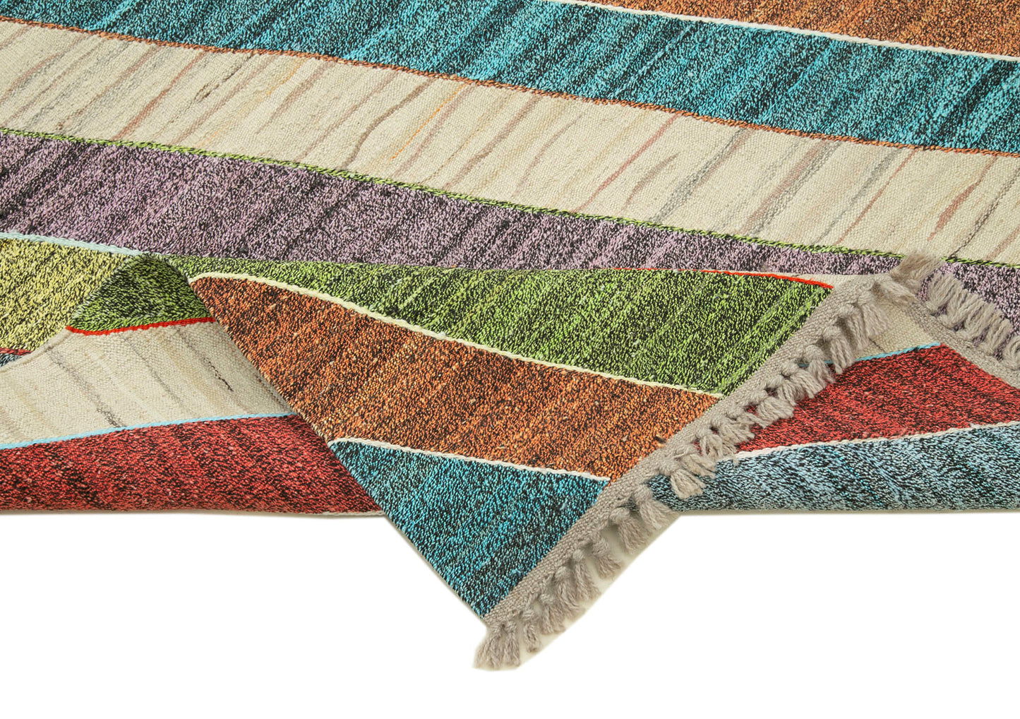 8x10 Multicolor Contemporary Area Rug - 22783