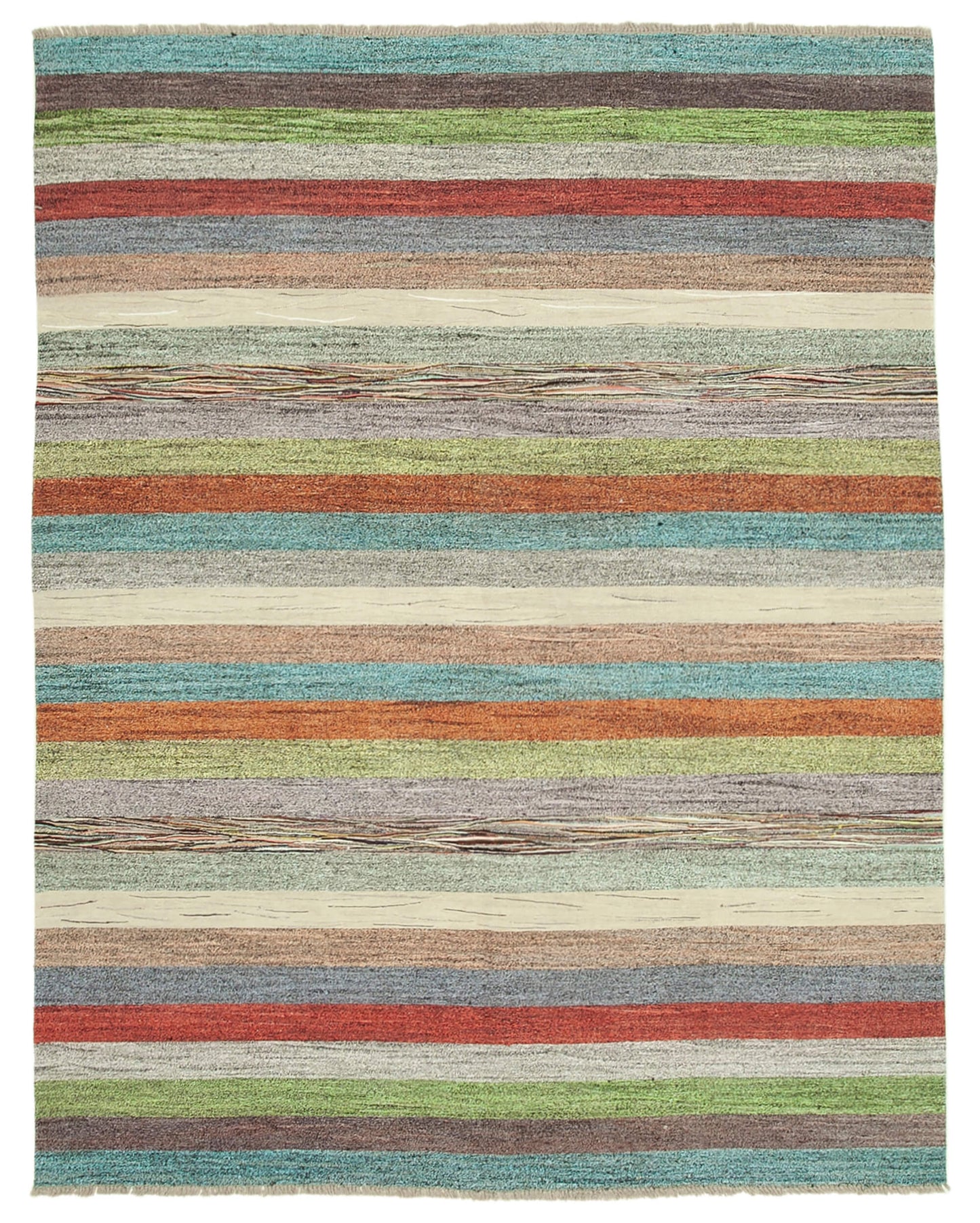 8x10 Multicolor Contemporary Area Rug - 22792