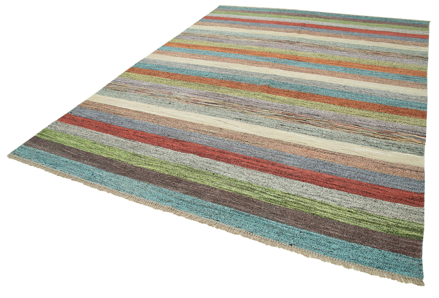8x10 Multicolor Contemporary Area Rug - 22792