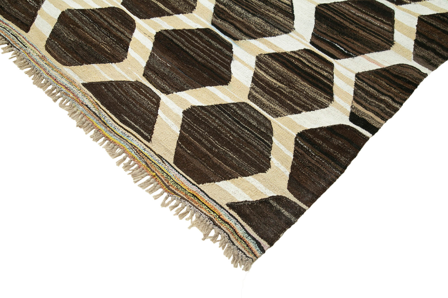 8x11 Brown Contemporary Area Rug - 22810