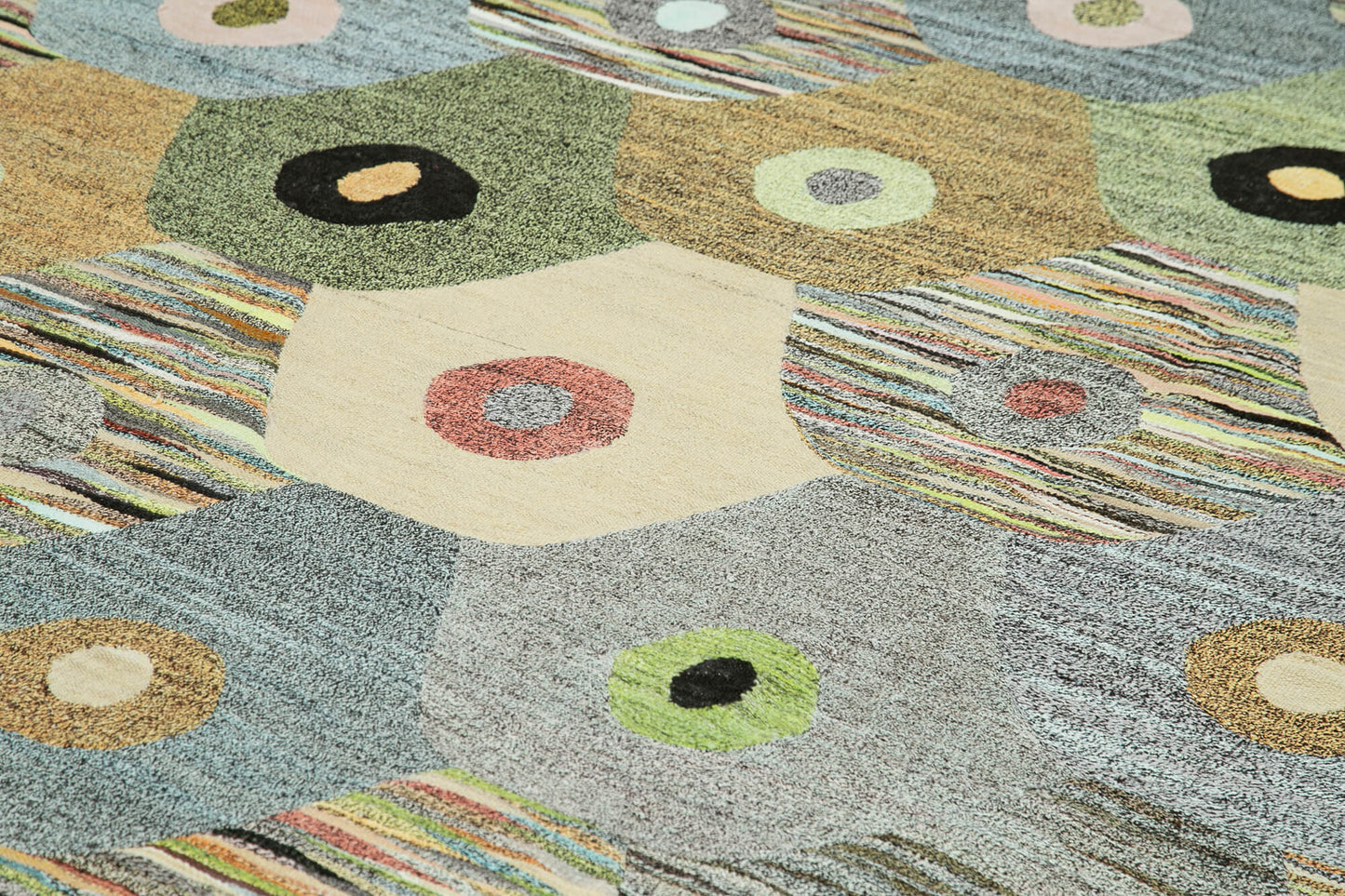 10x14 Multicolor Contemporary Area Rug - 22816