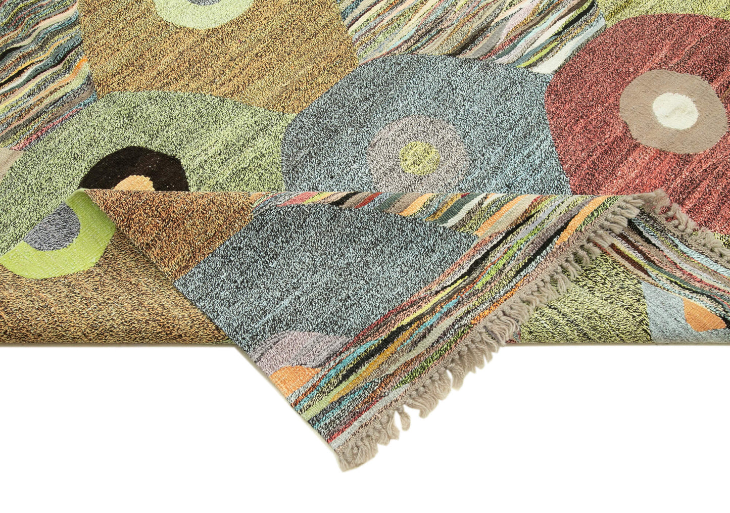 10x14 Multicolor Contemporary Area Rug - 22816