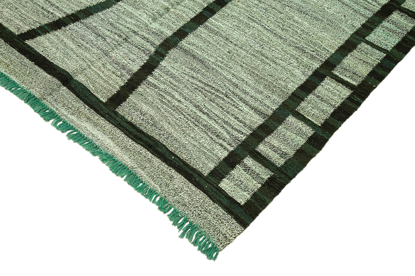 10x14 Green Contemporary Area Rug - 22817