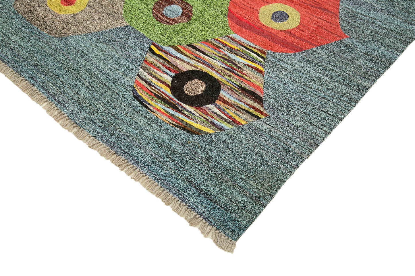 10x14 Multicolor Contemporary Area Rug - 22819