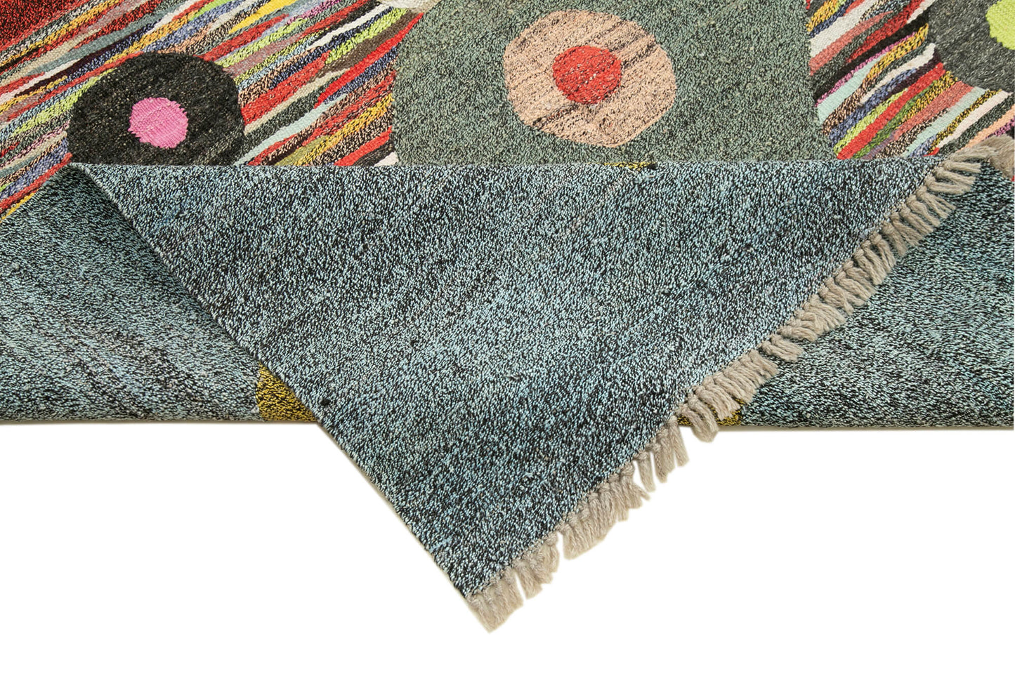 10x14 Multicolor Contemporary Area Rug - 22819