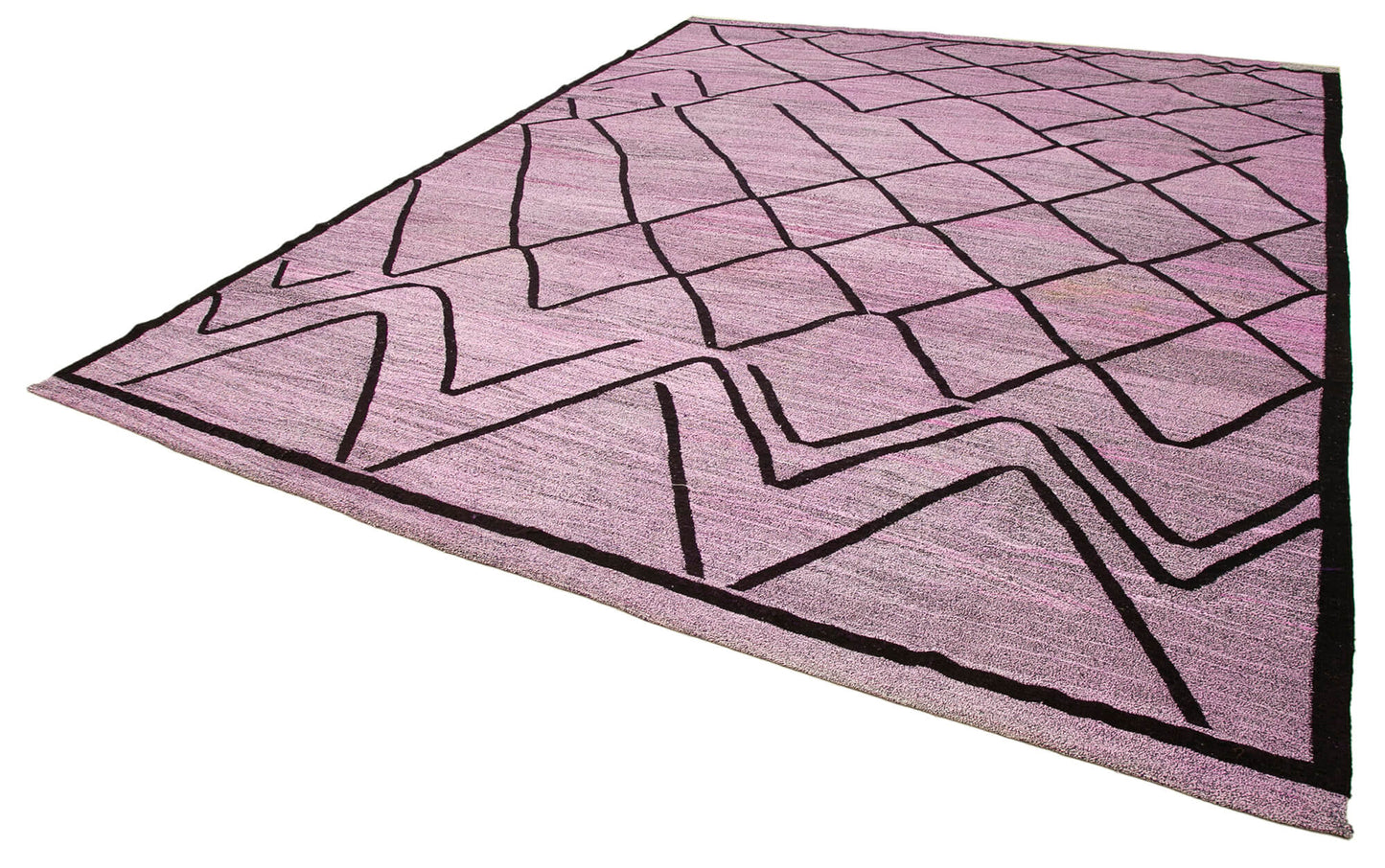 10x14 Purple Contemporary Area Rug - 22863