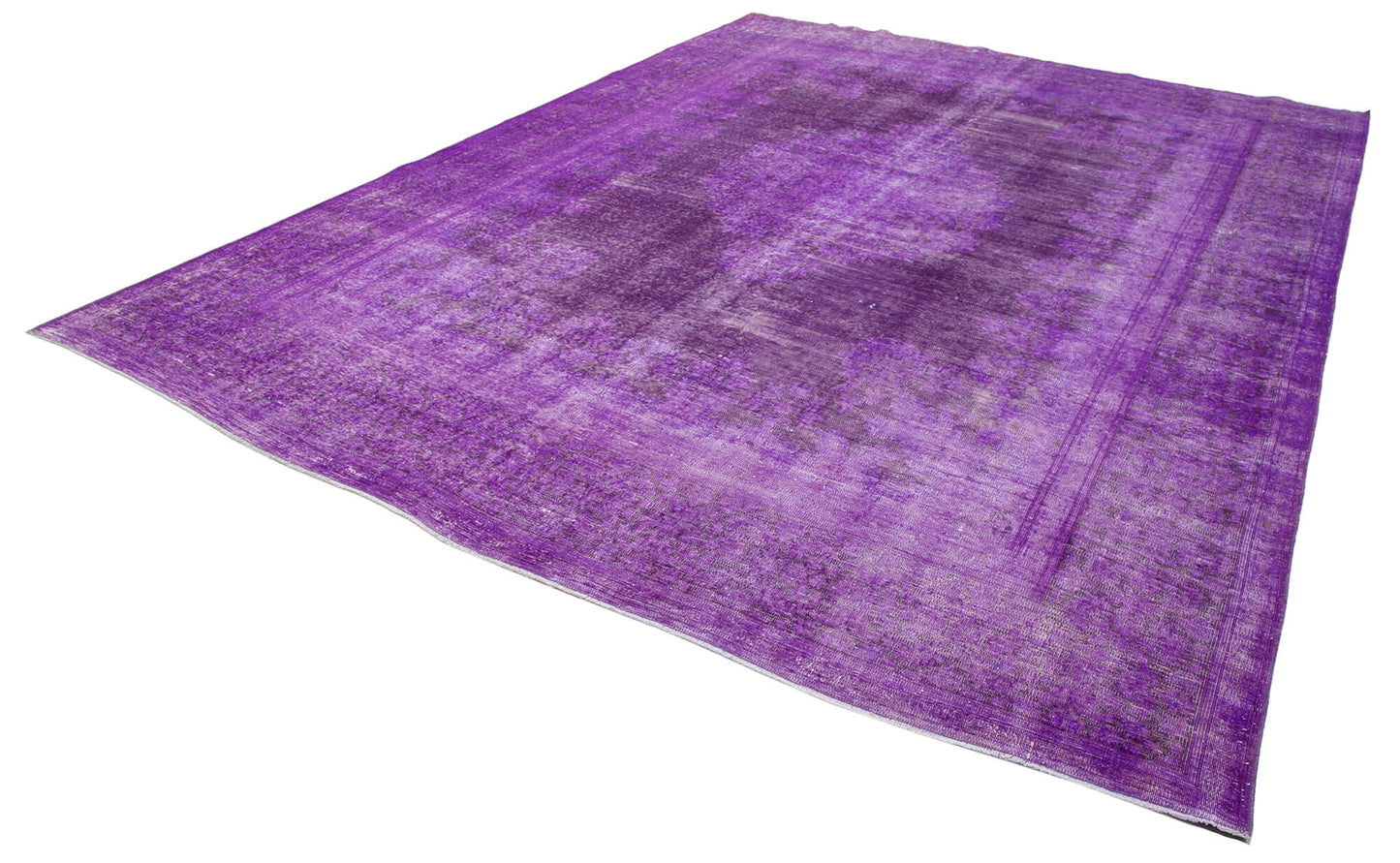 10x13 Purple Overdyed Large Area Rug - 22931