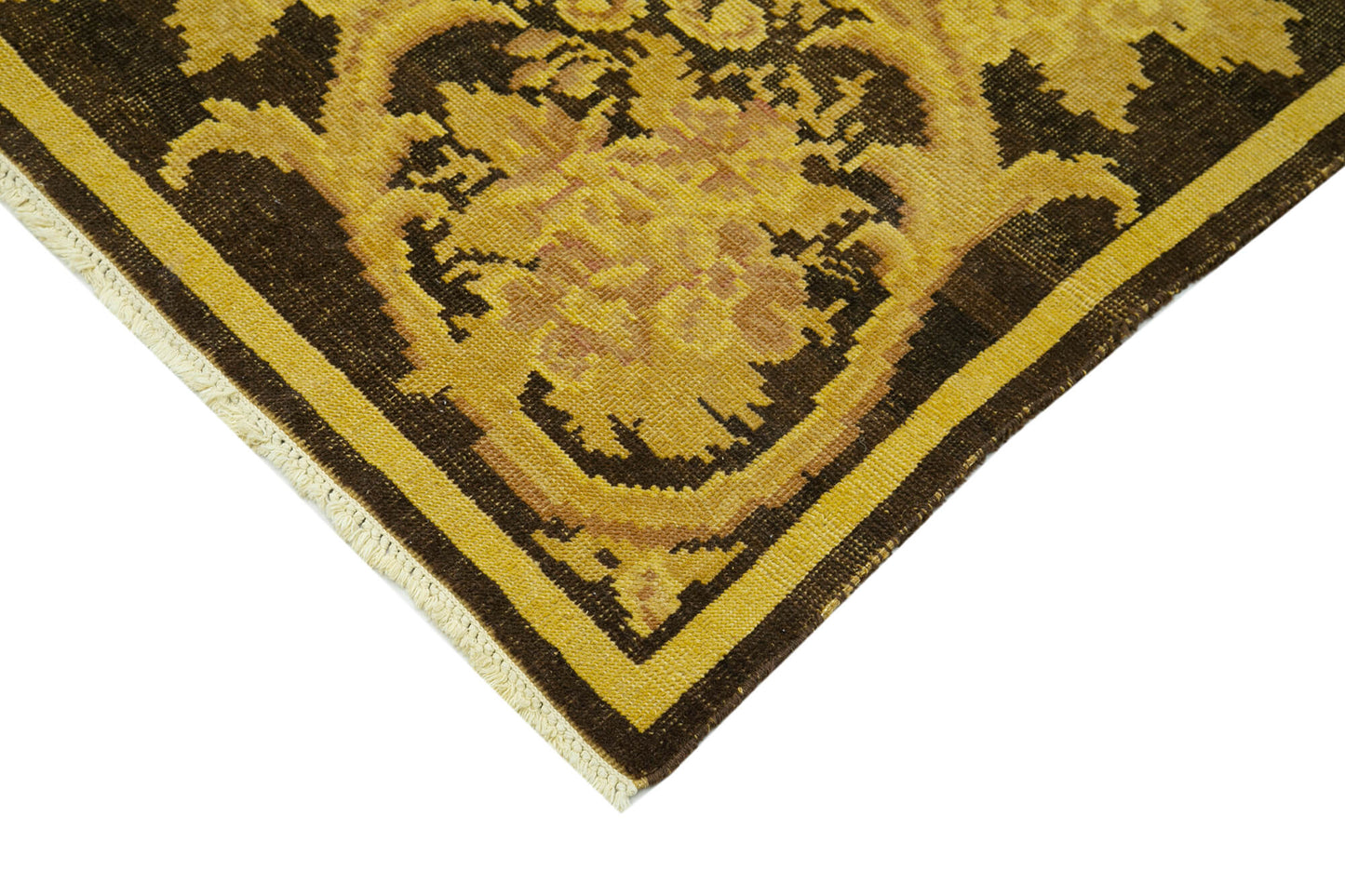 9x12 Yellow Overdyed Large Area Rug - 22946