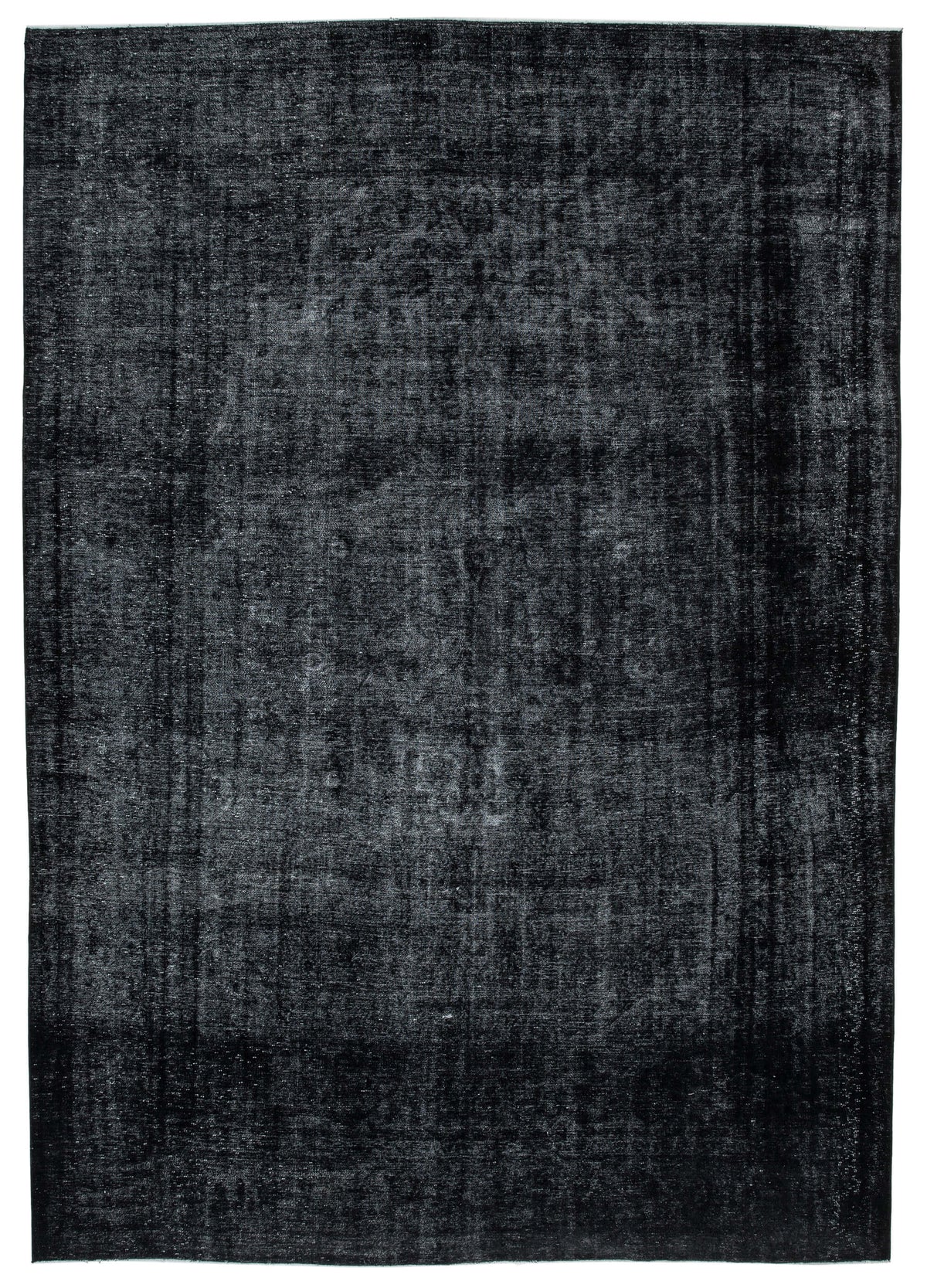 9x13 Black Overdyed Large Area Rug - 22999