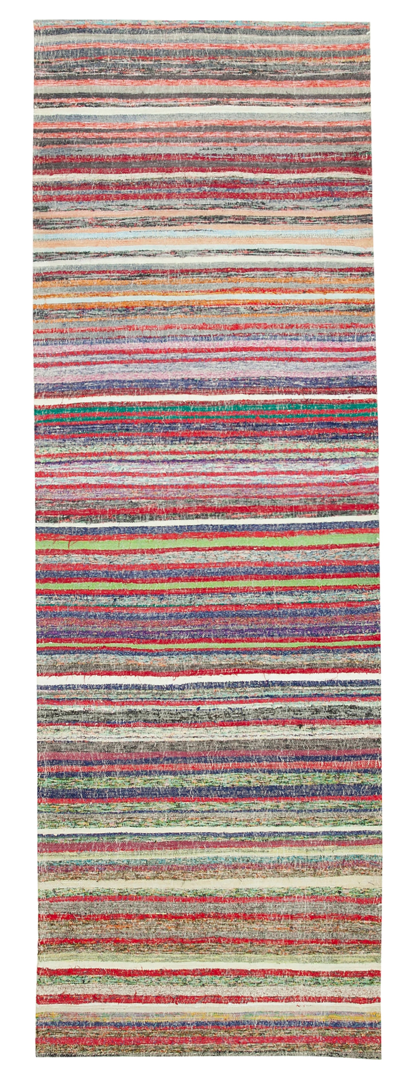 4x11 Multicolor Oriental Kilim Runner Rug - 23058