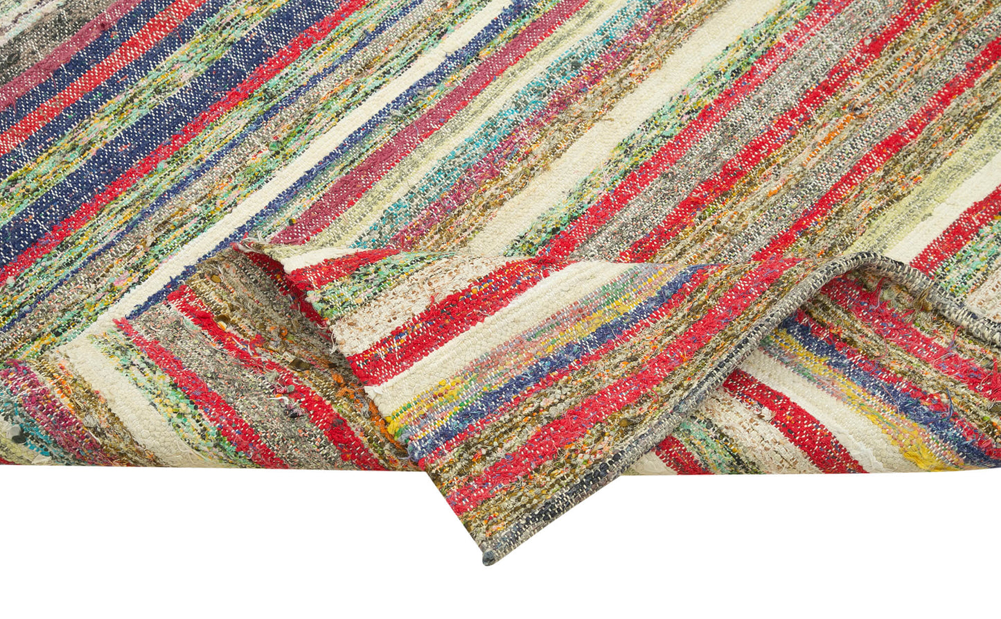 4x11 Multicolor Oriental Kilim Runner Rug - 23058