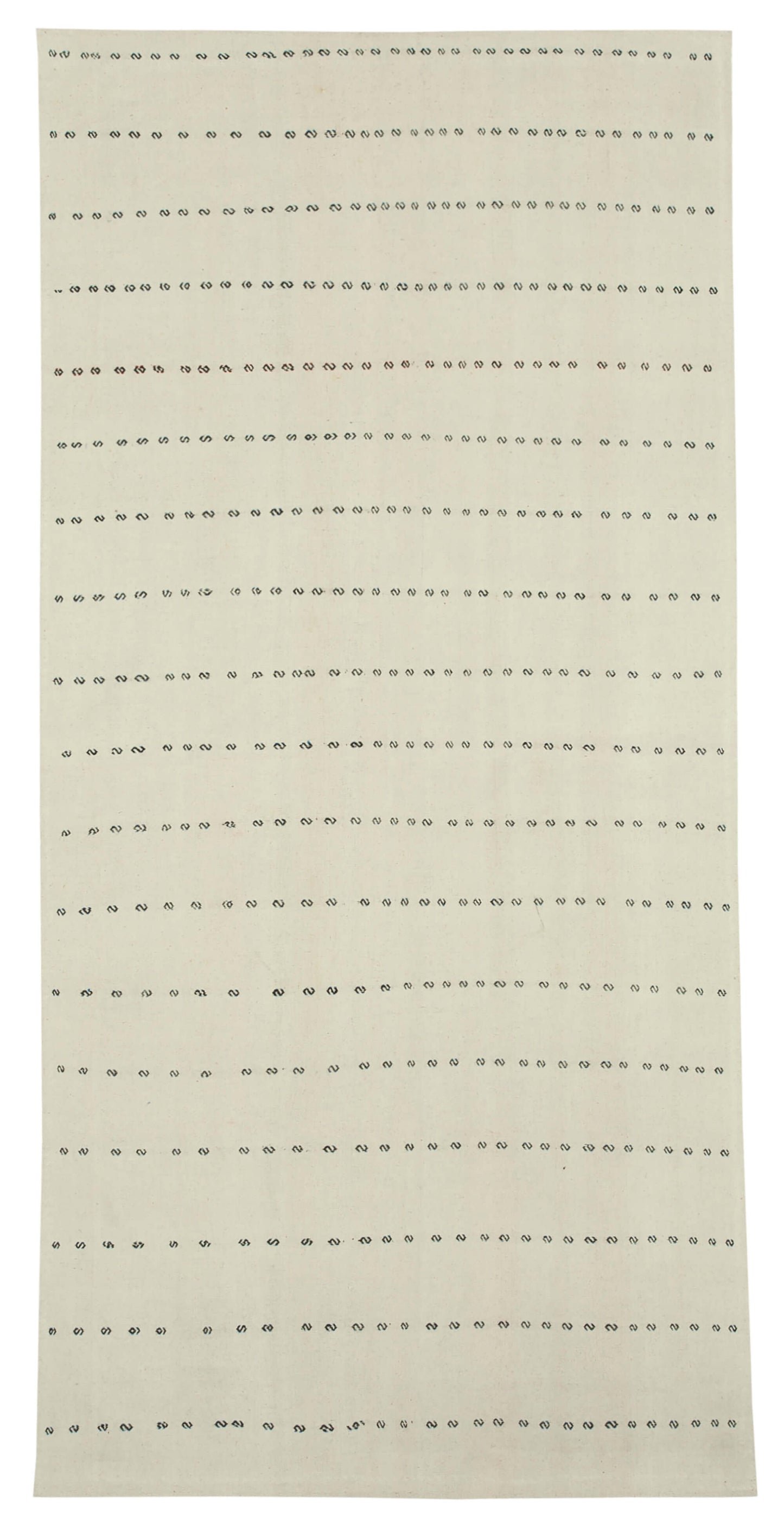 4x10 White Oriental Kilim Rug - 23484