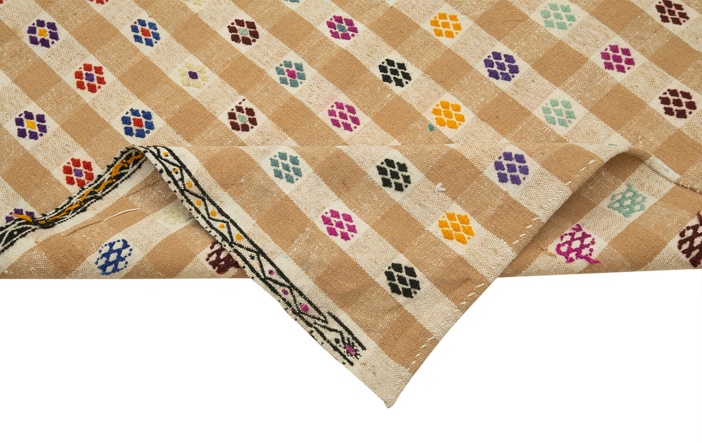 3x12 Yellow Oriental Kilim Runner Rug - 23523