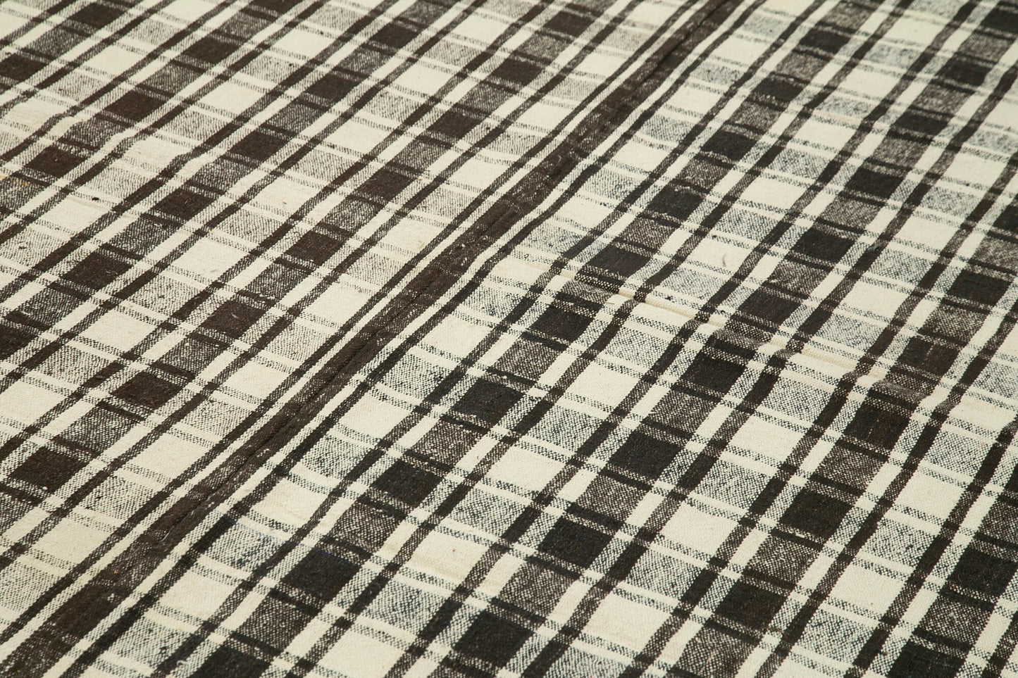 7x11 Black Oriental Kilim Rug - 23552