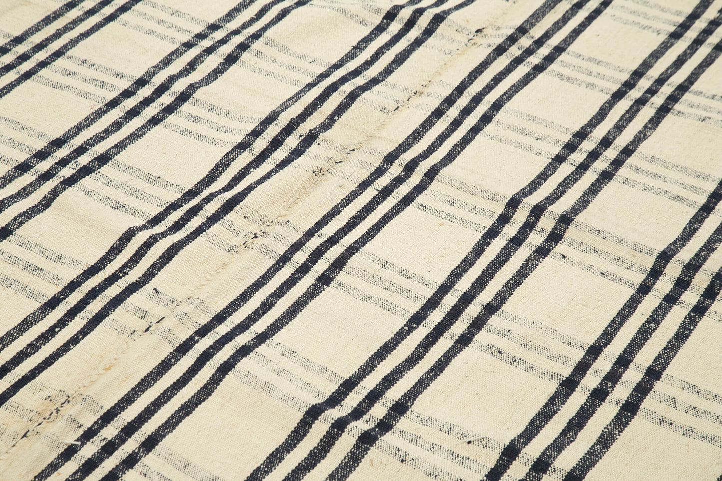 7x11 Beige Oriental Kilim Rug - 23554