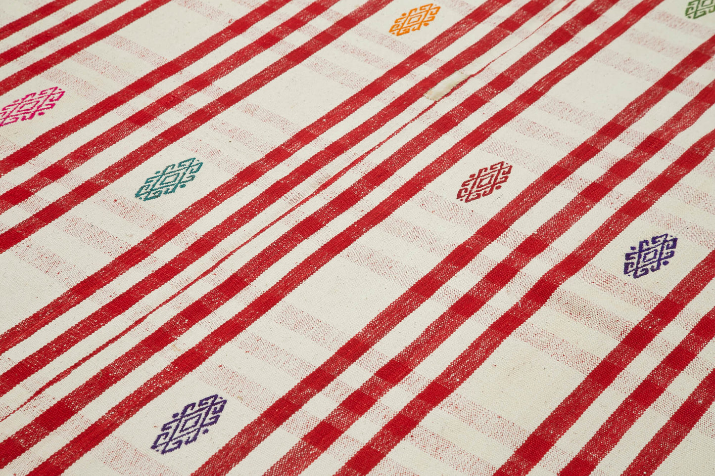 6x8 Red Oriental Kilim Rug - 23555