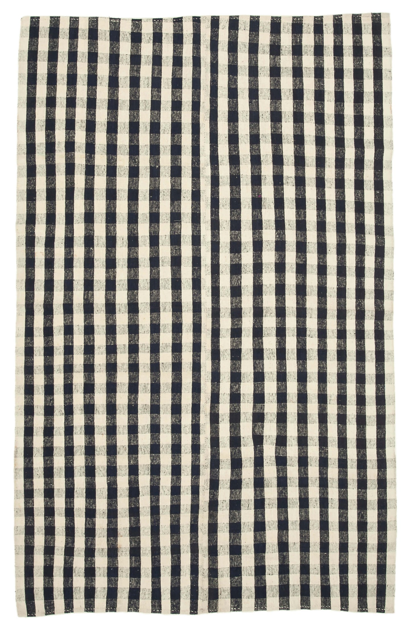 7x11 Black Oriental Kilim Rug - 23556