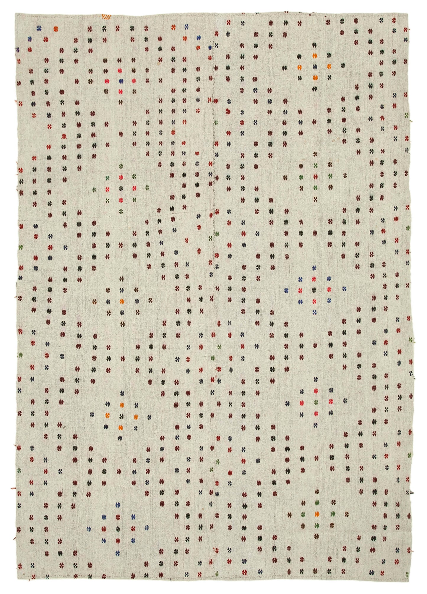 7x11 Multicolor Oriental Kilim Rug - 23573