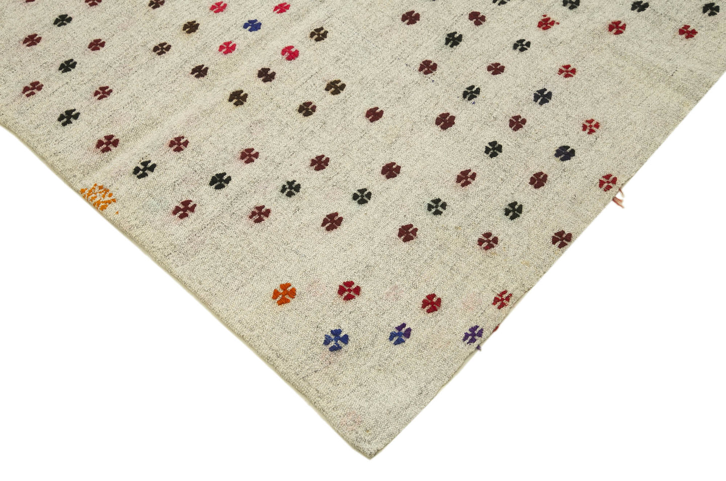 7x11 Multicolor Oriental Kilim Rug - 23573