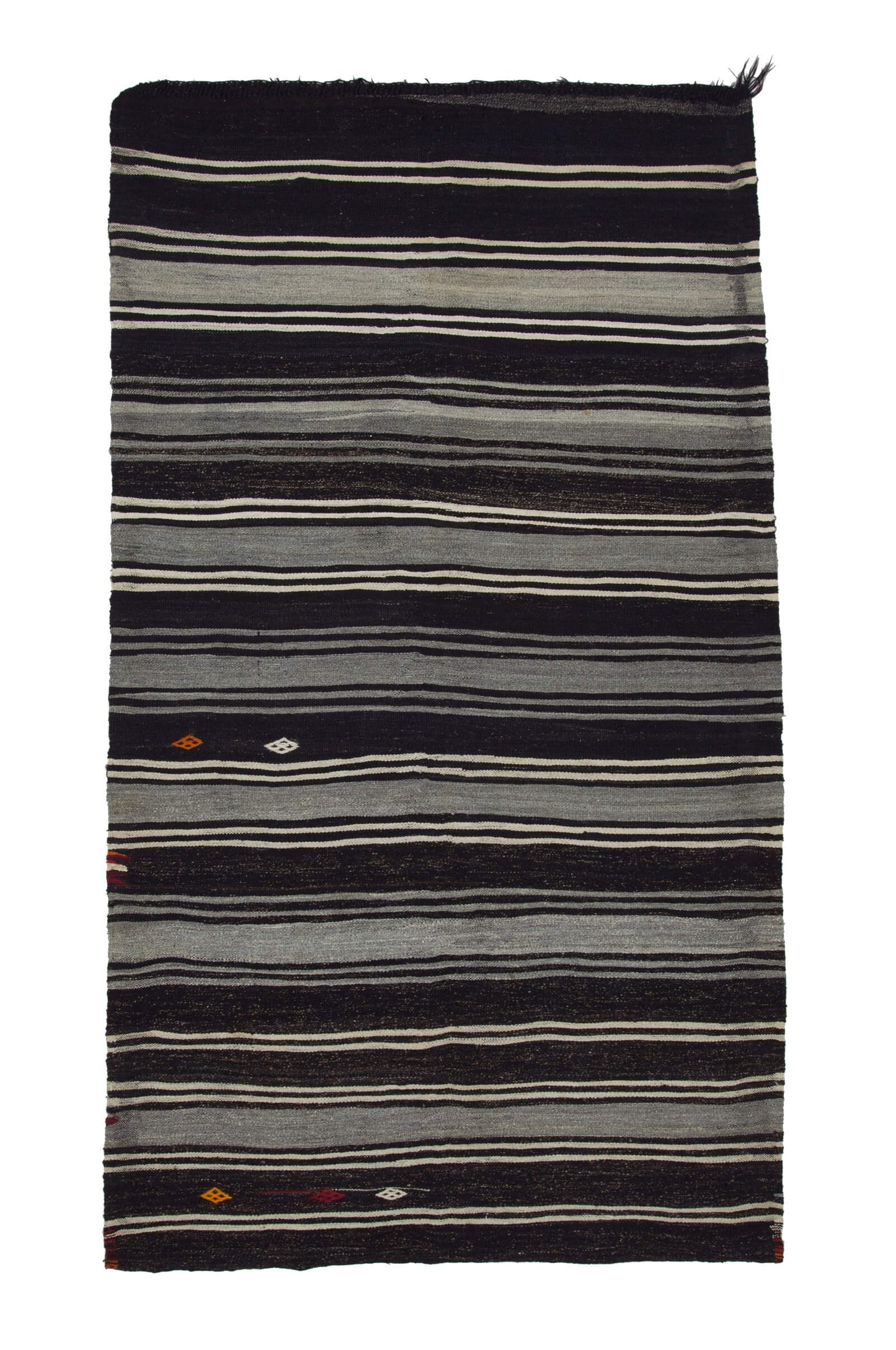 6x10 Brown Vintage Turkish Kilim Rug - 23631